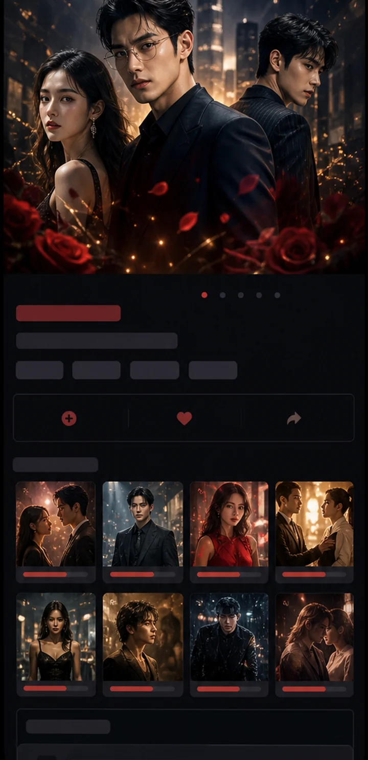 Original drama detail mobile screen placeholder